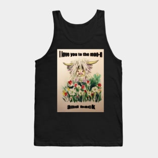 I love you Cow Tank Top